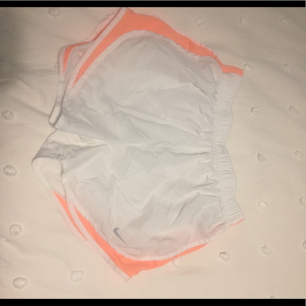 white nike shorts!